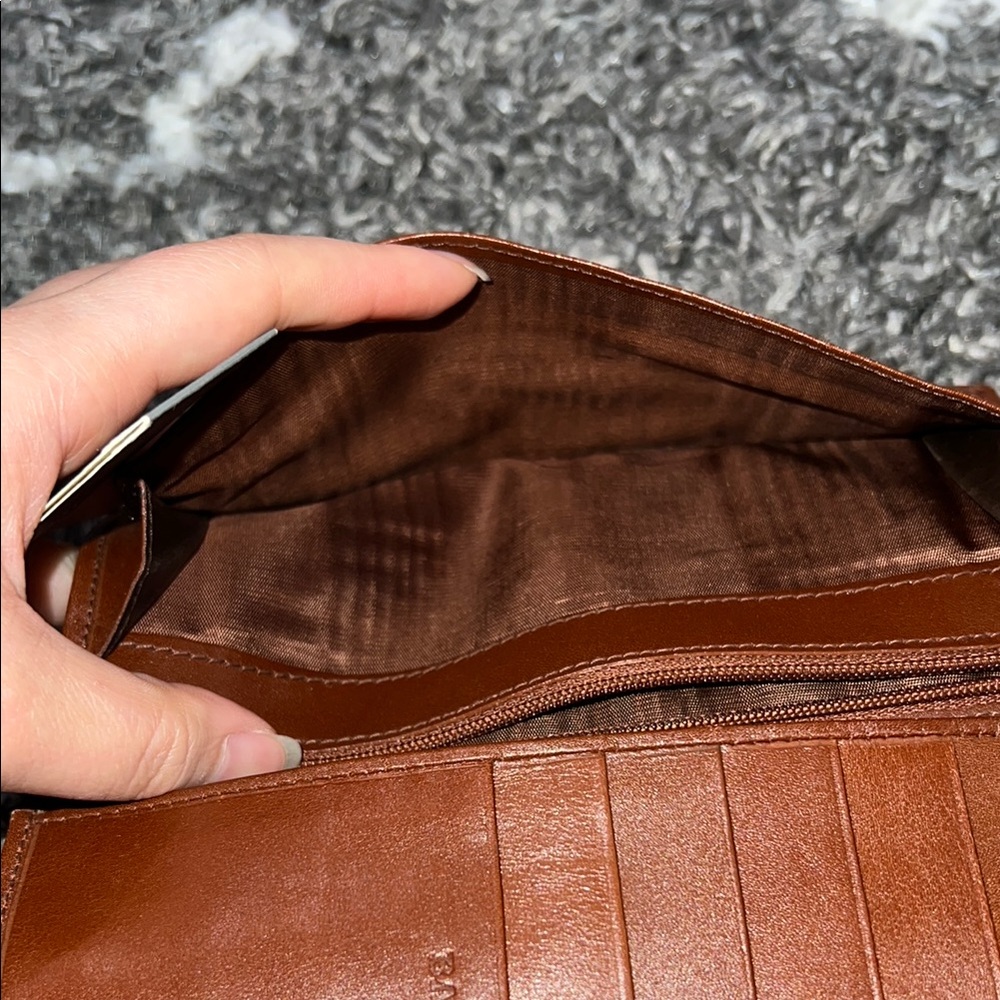 EUC Authentic Vintage Bally Dolce Brandy Calf Long Wallet - Picture 14 of 16